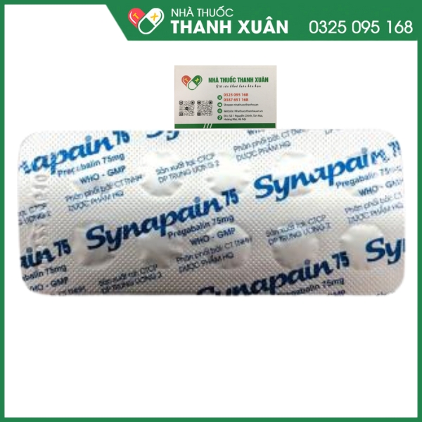 Synapain 75 - Điều trị đau dây thần kinh cho người lớn